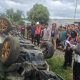 Kereta Api Tabrak Minibus di Asahan, Satu Keluarga Tewas