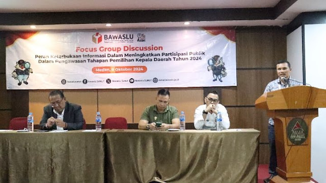 Bawaslu Sumut Perkuat Pengawasan Pilkada 2024 Melalui Keterbukaan Informasi Publik