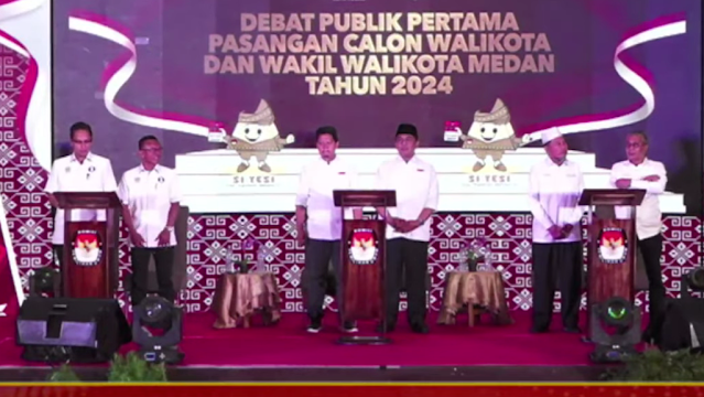 Debat Calon Wali Kota Medan, Para Kandidat Pertanyakan Kinerja Bobby Nasution dalam Atasi Kemiskinan dan Narkoba