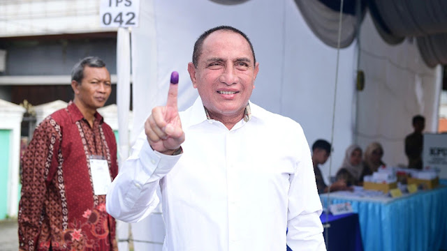 Edy Rahmayadi Mencoblos di TPS 042: Rakyat Memilih, Keputusan Kun Faya Kun dari Allah