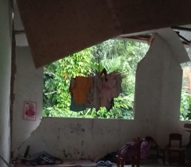 Gempa Kembar Guncang Tapanuli Utara, Bangunan Sekolah Ambruk