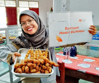 Rumah Zakat Kucurkan Modal Usaha ke Pedagang Kecil di Tapanuli Tengah