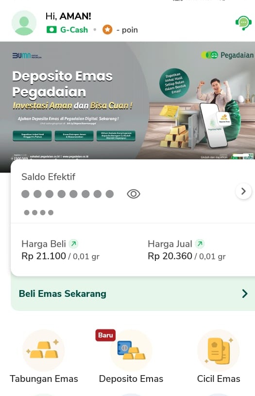 Pegadaian Dorong Literasi Investasi, Layanan Bank Emas Jadi Primadona di Medan