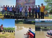 Kader Konservasi Sumut dan Founder GRAS Ikut Tanam 4000 Bibit Aren di Sungai Belutu Sergai