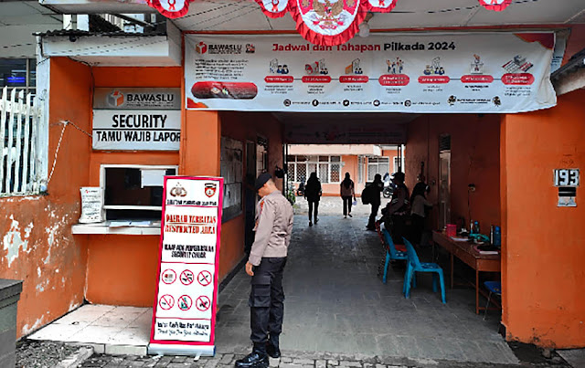 Polda Sumut Perketat Pengamanan di Kantor KPU dan Bawaslu, Pastikan Pilkada 2024 Berjalan Aman