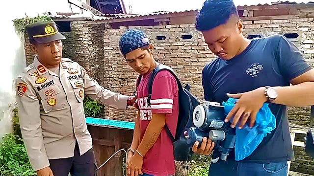 Kecanduan Judi Online, Pria Asal Tanjungbalai Nekat Curi Mesin Pompa Air Masjid