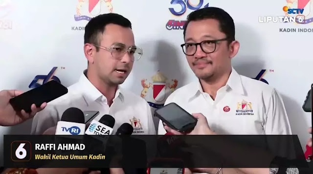 Raffi Ahmad Dapat Jabatan Wakil Ketua Umum KADIN Bidang Pariwisata dan Ekonomi Kreatif