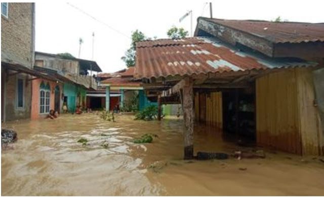 Hujan Deras dan Sungai Meluap, 2.098 Rumah di Tebingtinggi Terendam Banjir