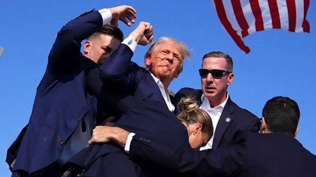 Donald Trump Buka Suara Usai Penembakan: "Saya Ditembak Peluru yang Menembus Telinga"