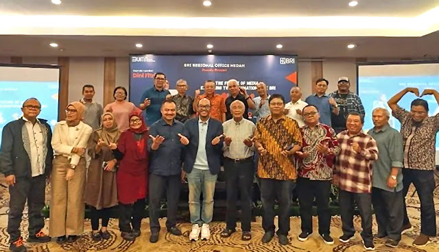BRI RO Medan Gelar Talk Show untuk Dorong Media Sumut Beradaptasi di Era Disrupsi Digital
