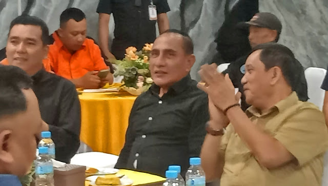 Edy Rahmayadi - Hasan Basri Sagala Hadiri Perayaan Ulang Tahun Dewan Pembina Relawan Blok Sumut (RBS) di Medan