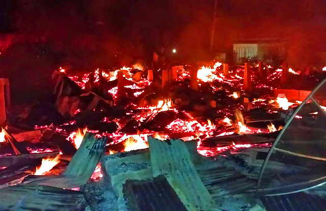 Kebakaran Hebat di Mandailing Natal Hanguskan 18 Rumah, Warga Harapkan Bantuan