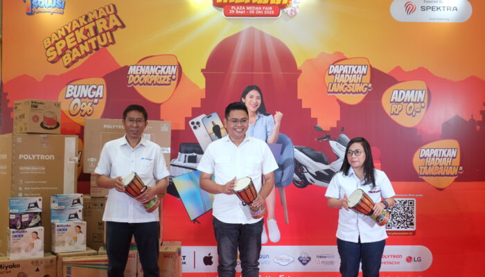 FIFGROUP Hadirkan SPEKTRA Meriah di Medan, Tawarkan Promo DP 0% hingga Doorprize Smart TV