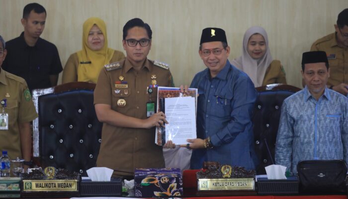 P-APBD Kota Medan 2025 Disahkan dengan Pendapatan Daerah Rp6,96 Triliun