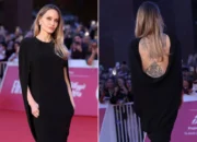 Angelina Jolie Pamer Simbol Budha di Premier Film Couture