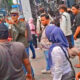 Demo Warga di Depan PT Universal Gloves Ricuh, Wartawan Alami Kekerasan dan Intimidasi