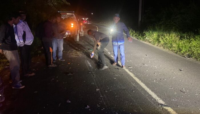 Truk Hantam Pengendara Motor di Tapanuli Utara, Satu Keluarga Tewas 