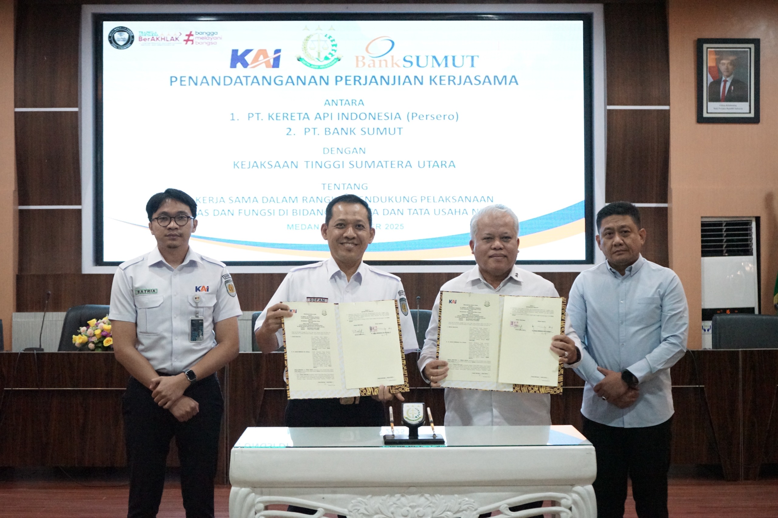 KAI Sumut Gandeng Kejati Tangani Permasalahan Aset dan Hukum Perdata