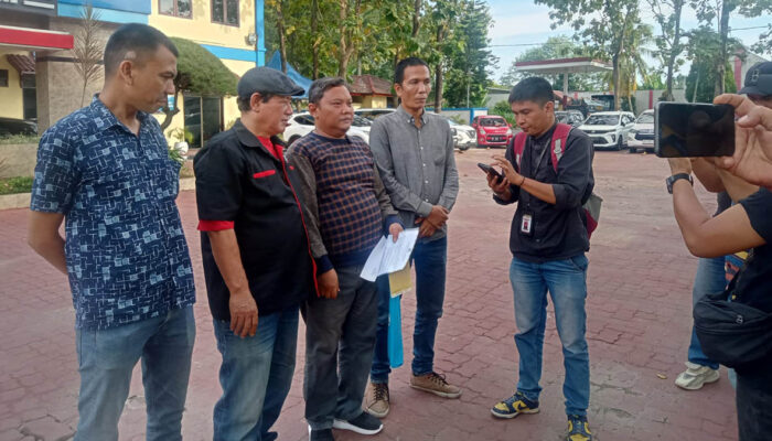 Puluhan Wartawan Sumatera Utara Demo di Poldasu, Desak Kapolsek Patumbak Dicopot