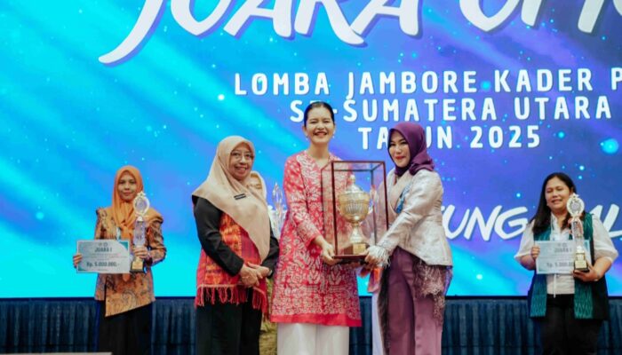 Kahiyang Ayu Tutup Jambore PKK Sumut 2025, Kota Tanjungbalai Raih Juara Umum